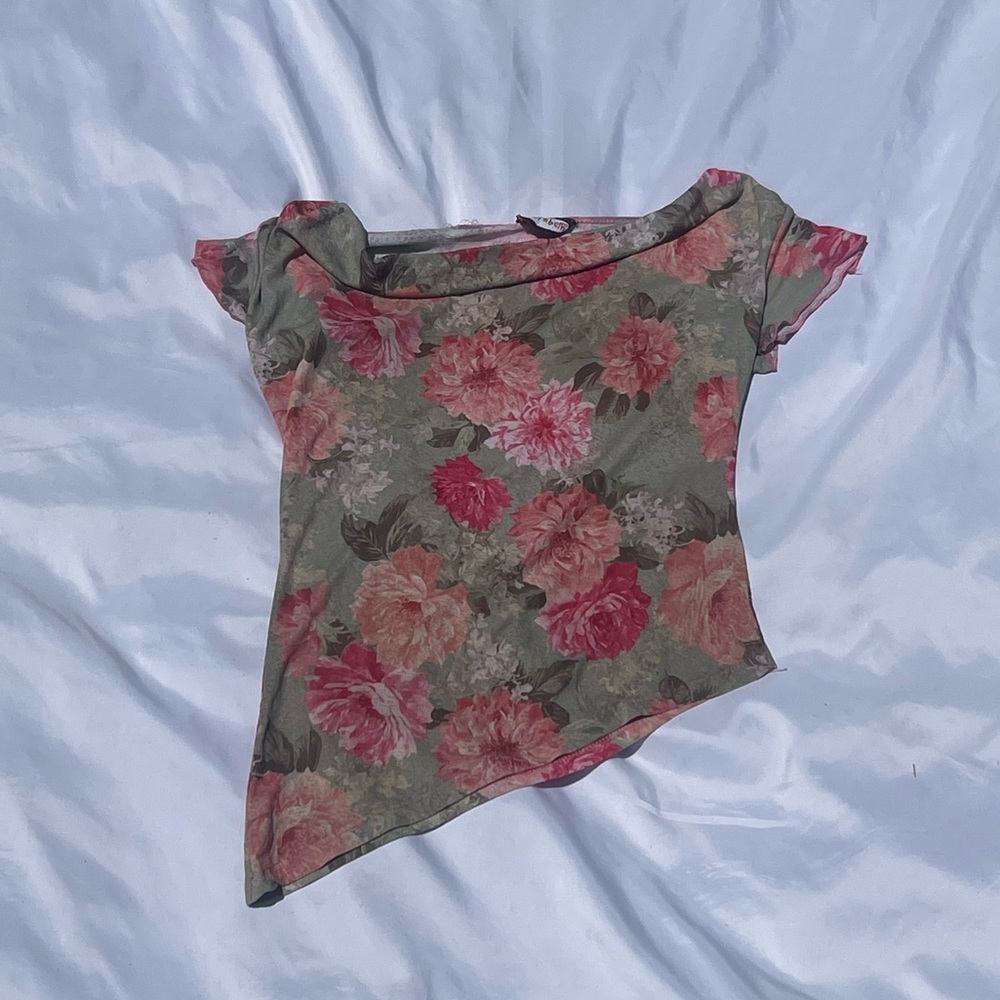 Vintage floral align top